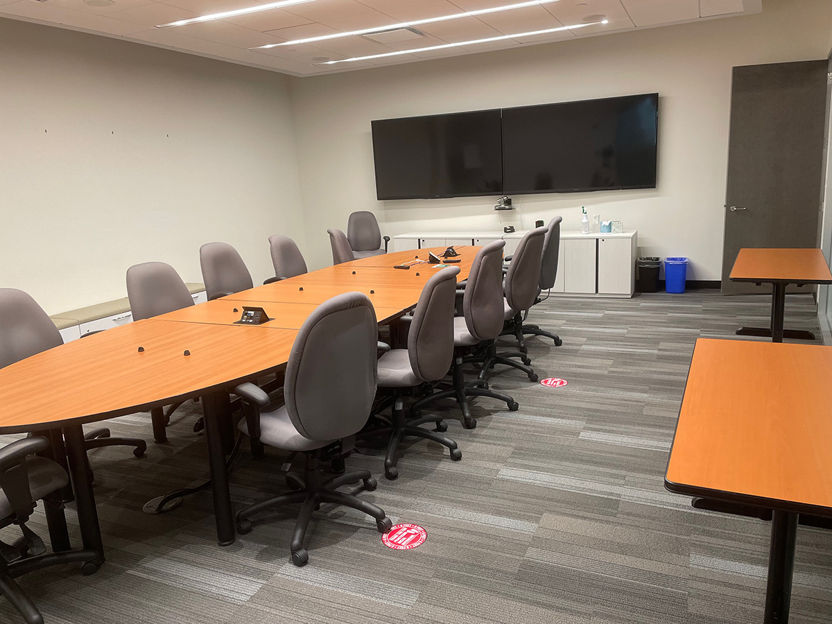 Conference room at the Leyton office