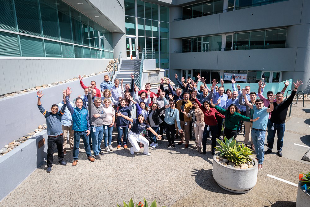 RingCentral group photo outside